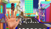 Dinosaurs 3D Cartoon Finger Family Nursery Rhymes | Godzilla Finger Family Rhymes For Children