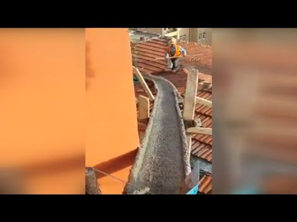 Yurdum insanından pratik yöntem (Bina çatılarında beton kanalı)