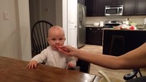 Baby tries strawberry, gives amazing reaction