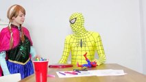 Человек-паук против замороженные Анна в реальной жизни ПРАНК супергерой смешной фильм пародия