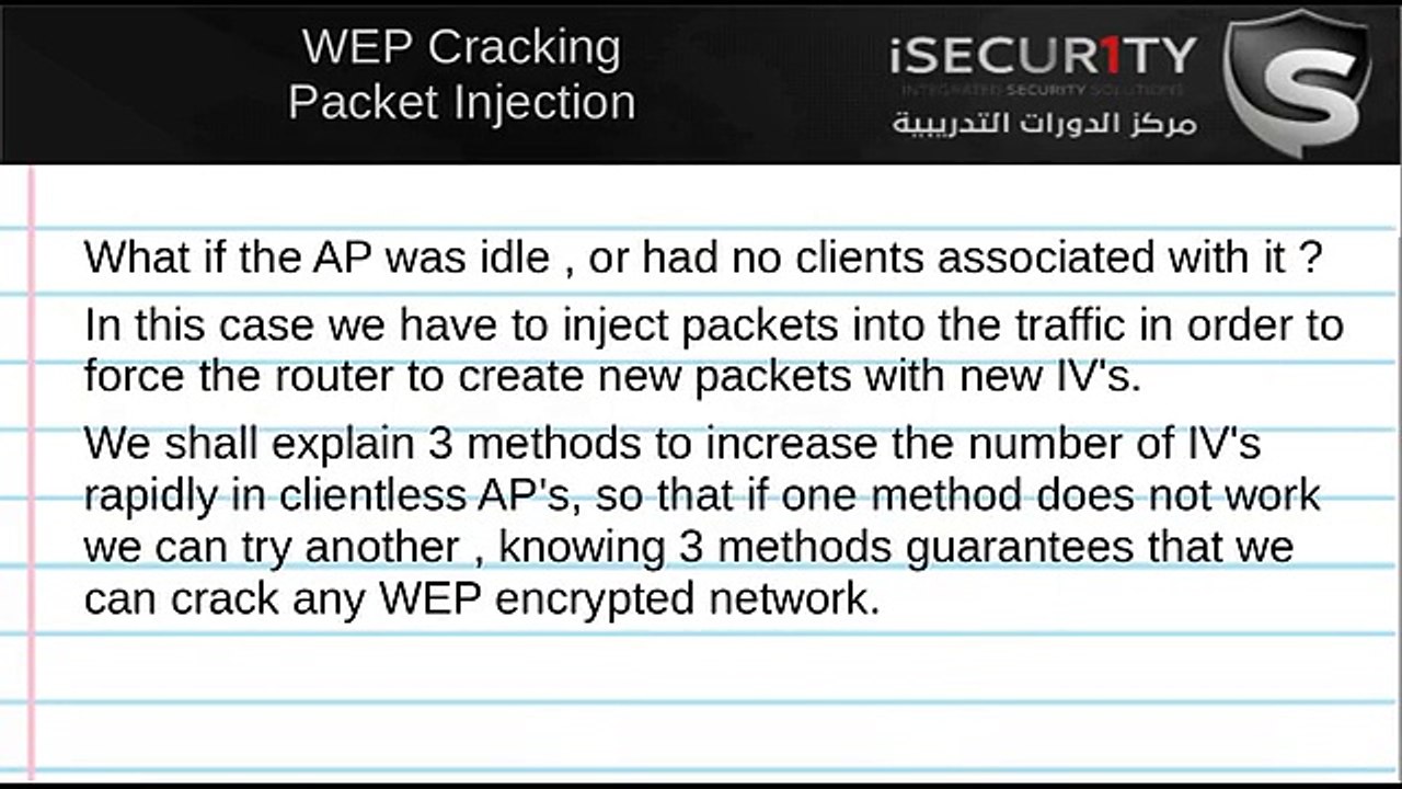 WEP Cracking - Fake Authentication