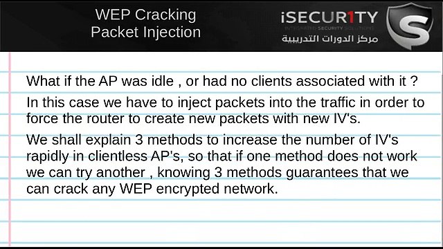 WEP Cracking - Fake Authentication