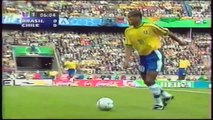 الشوط الاول مباراة البرازيل و تشيلي 4-1 كاس العالم 1998