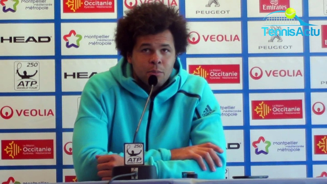 ATP - Open Sud de France 2017 - Jo-Wilfried Tsonga : "Je ne suis pas à Montpellier pour spéculer sur la Coupe Davis"