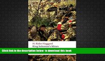 PDF [FREE] DOWNLOAD  King Solomon s Mines (Oxford World s Classics) BOOK ONLINE