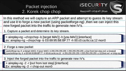 WEP Cracking - Chopchop Attack