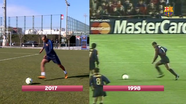 Não desaprende! Rivaldo repete gols de falta marcantes pelo Barça
