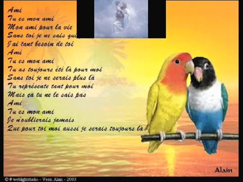 Merci pour vos messages à tous mes amis