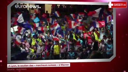 A Lyon, le soutien des « marcheurs suisses » à Macron