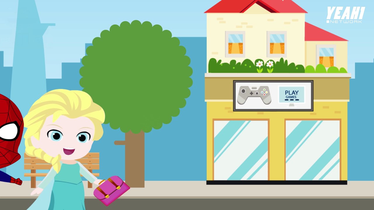 Spiderman and Elsa Nursery Rhymes Superhero New Episodes Compilation #21