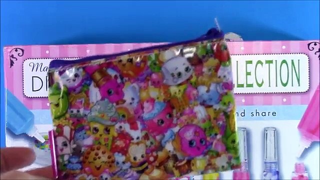 DIY Designer Lip Gloss! Mix Make & Design Your Own Glitter lip Balm! Shopkins Nail Kit! FUN