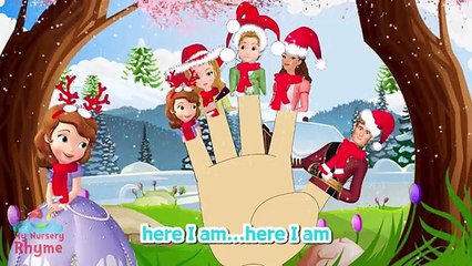 Скачать видео: Disney SOFIA Christmas Finger Family Songs - Daddy Finger Family Nursery Rhymes Lyrics For Children