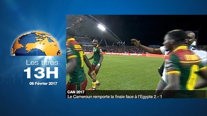 Le 13 heures de RTI1 du 06 février 2017 avec Alvor ASSA