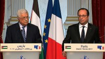 Déclaration conjointe avec Mahmoud Abbas