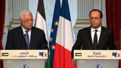 Déclaration conjointe avec Mahmoud Abbas
