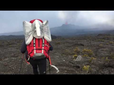 Explorers Make Pilgrimage to Piton De La Fournaise