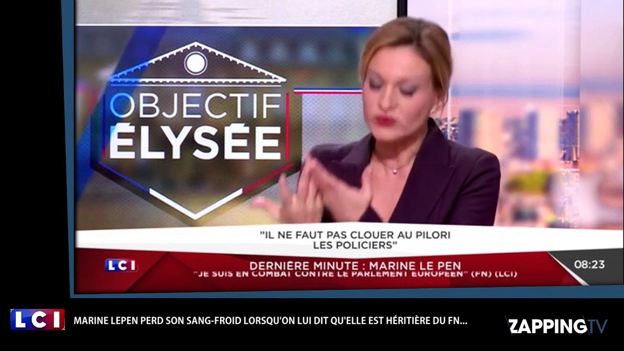 Marine Le Pen s’énerve contre une journaliste sur LCI (Vidéo)