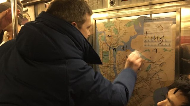 These New Yorkers Helped Clean Up Swastikas On A Subway Train