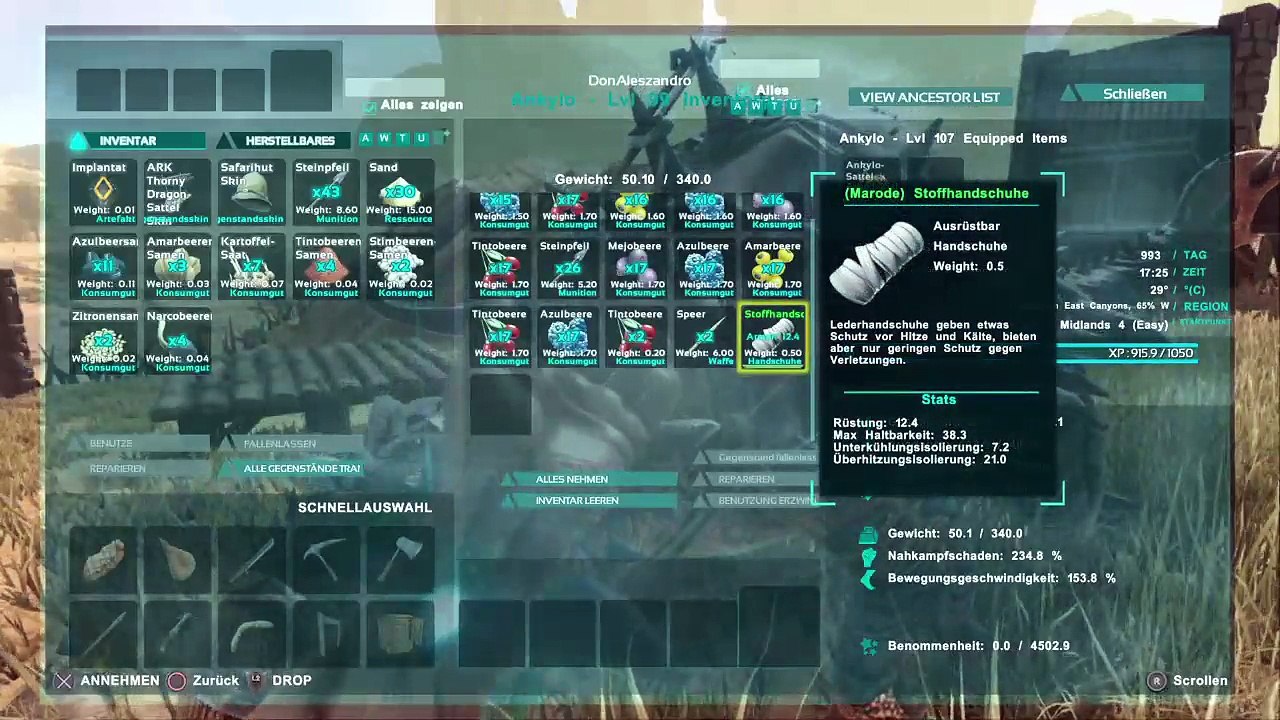 DonAleszandro ARK Survival Evolved : ««-Überlebenswille beim Aufbau eines Imperiums mit Don Rambo-»» (862)