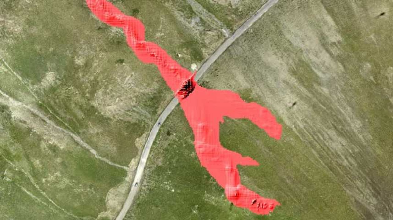 Simulation numérique d'une avalanche