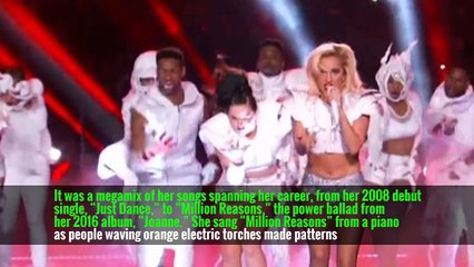 Lady Gaga at the Super Bowl: No Controversy, Lots of Glitter -