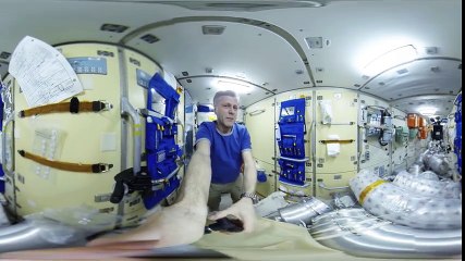 Good Morning Station! Waking up in Space (360 Video)