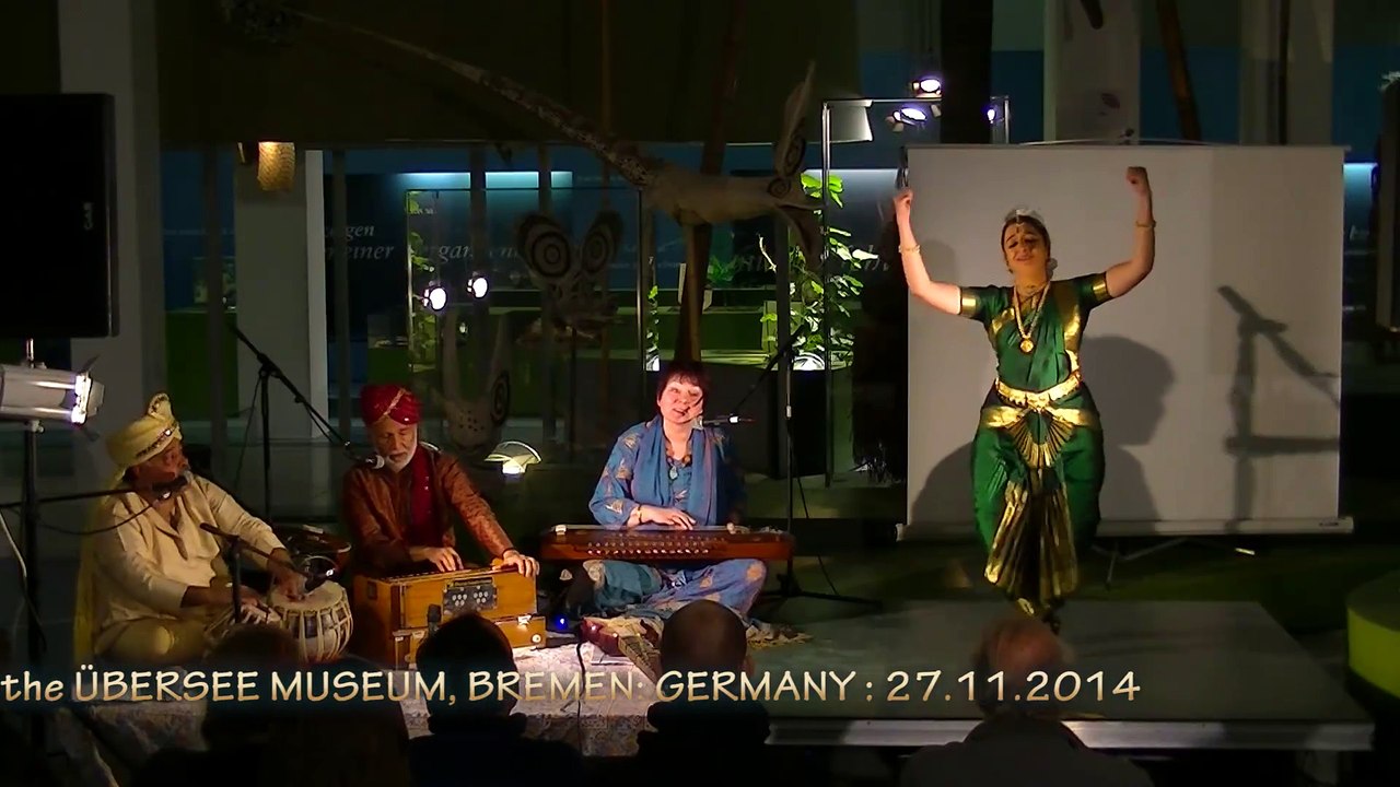India Week Concert in the Übersee Museum, Bremen, Germany: Dance Performance accompanied by Gandhiji's famous Bhajan