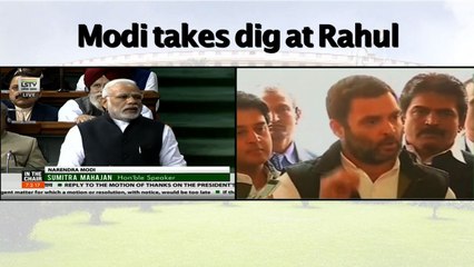 Modi takes dig at Rahul