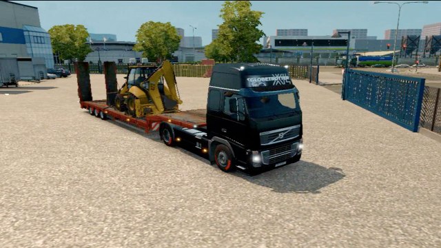 Euro Truck Simulator 2 Gameplay #16 Digger 500 Transport to Hannover Volvo FH16 Truck