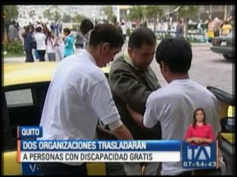 Dos organizaciones trasladarán a personas con discapacidad gratis a su recinto electoral