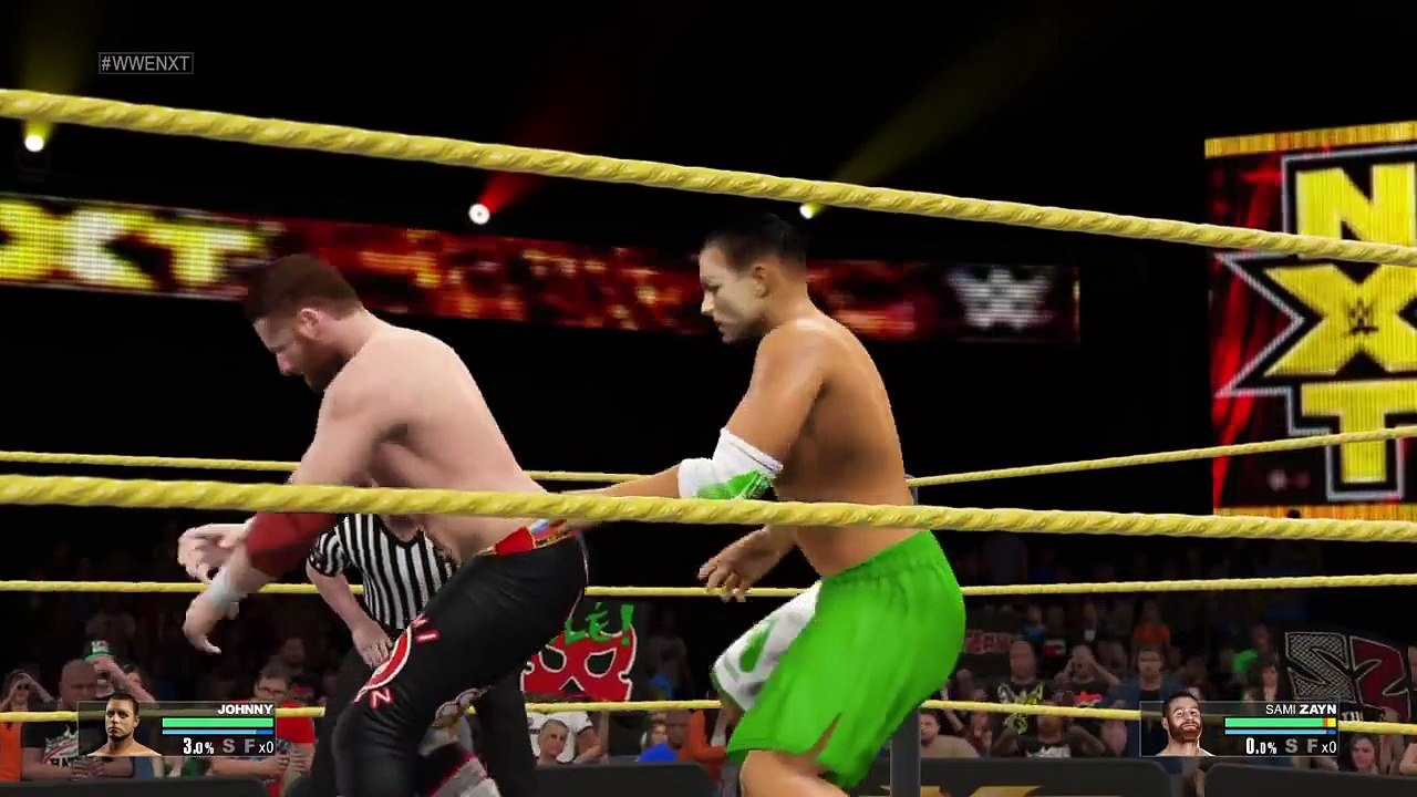 WWE 2k15 MyCAREER Next Gen Gameplay - Johnny vs Sami Zayn EP. 8