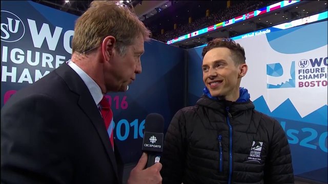 2016 Adam Rippon Worlds Post-LP Interview (Canadian Coverage) 720p