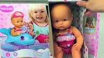 Nenuco Baño de Burbujas con Flotador Delfín ❤ Nenuco Bubble Bath Doll Nenuco Baby Doll Bathtime