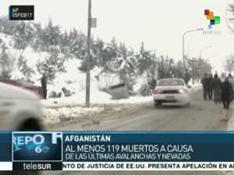 Avalanchas y nevadas en Afganistán causan 119 m...