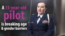 Young pilot breaking age and gender barriers