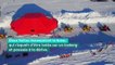 Une base scientifique déménage sur des skis en Antarctique