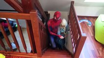 PREGNANT FROZEN ELSA PRANK vs SPIDERMAN - NOT SPIDERBABY - Real Life Superhero Movie