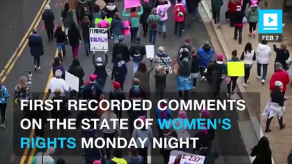 Hillary Clinton says 'the future is female' in first post-inauguration statement