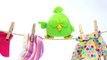 Angry birds Red Stop motion play doh clay animation funny