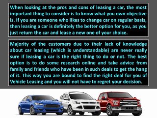To lease a car or to buy a car?