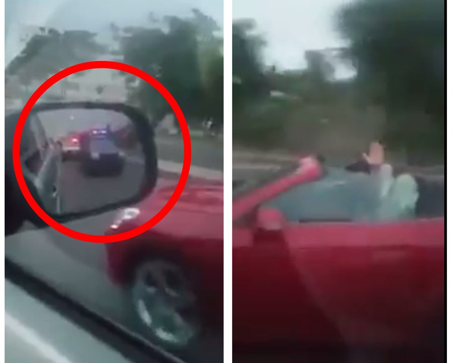 Another footage shows VIP Protocol of PTI's Faisal Vawda