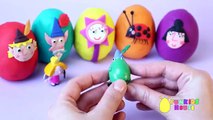 BEN AND HOLLYs Little Kingdom Surprise Eggs Play Doh Eggs Opening
