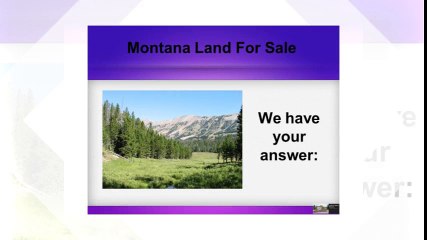 Montana Land For Sale - Like-Kind Exchange - (480) 212 - 6324