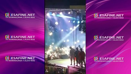 Se armo un Lio durante la presentación de Bulin 47 en el Carnaval de Puerto Plat