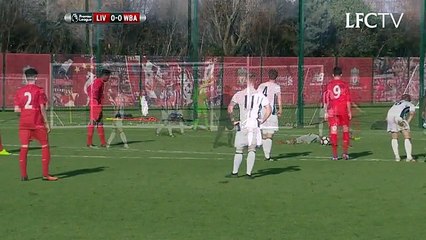 Liverpool u18s 2-2 West Bromwich Albion u18s - Highlights