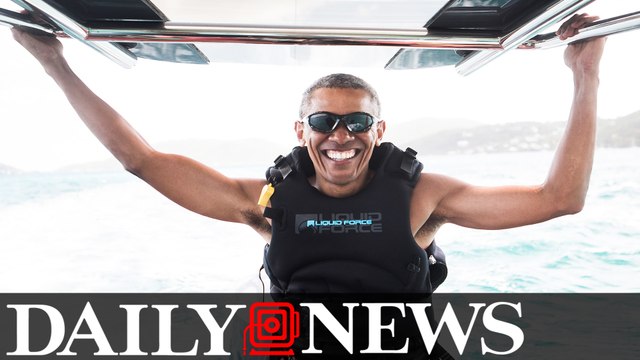 Surfs Up For Former President Obama