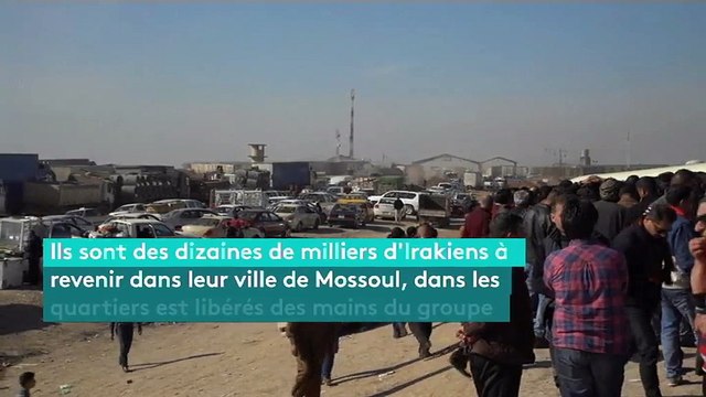 Mossoul : des milliers d'Irakiens reviennent dans la partie libérée de leur ville