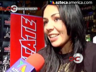 Jackie Nava junto a Rafael Márquez