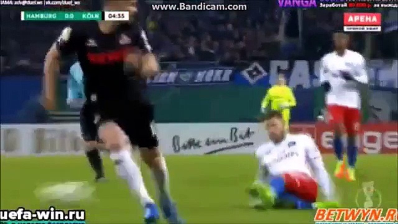Hamburger SV vs FC Cologne 2-0 All Goals & Highlights HD 07.02.2017
