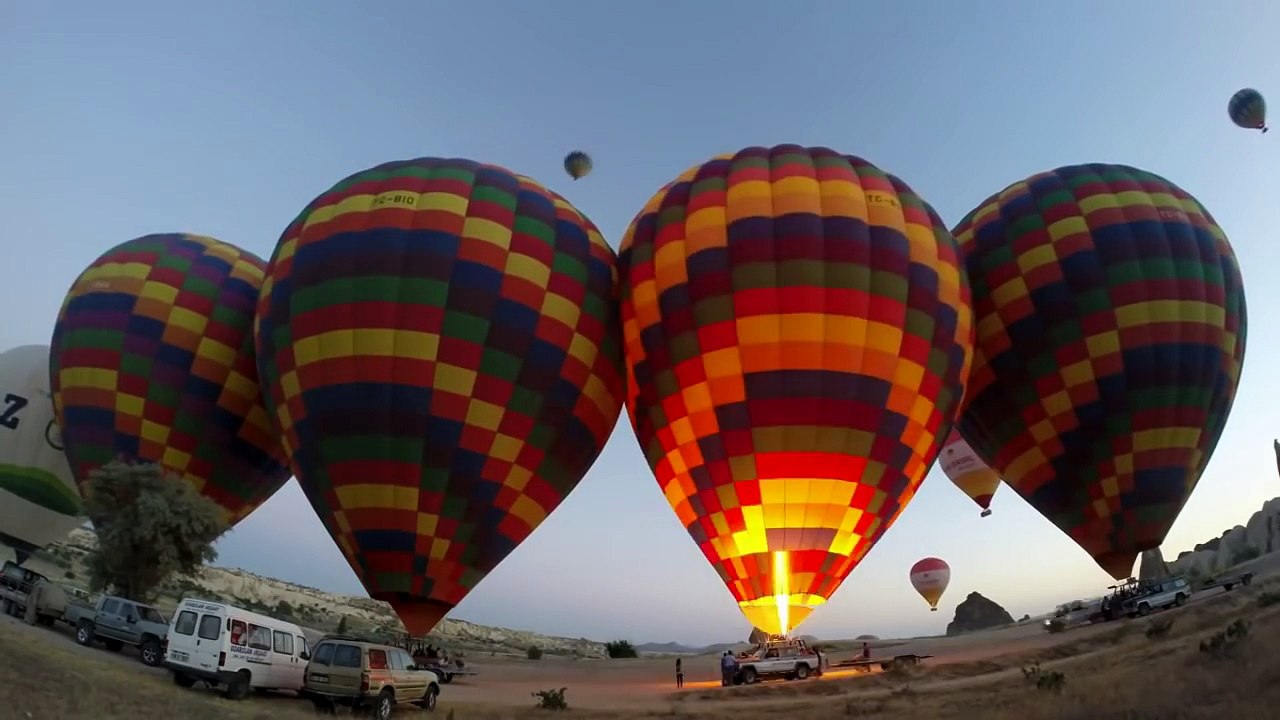 Nevşehir Kapadokya Balon Turu rengarenk muhteşem görsellik